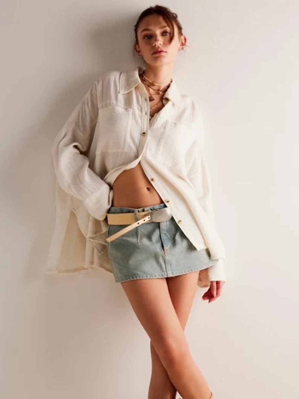 Free people Gallivanting Peekaboo Skort